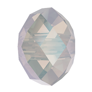 5040 Swarovski Briolette Beads, White Opal Shimmer 2x (234 SHIM2)