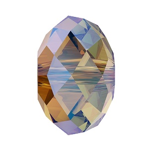 5040 Swarovski Briolette Beads, Light Colorado Topaz Shimmer 2x (246 SHIM2)