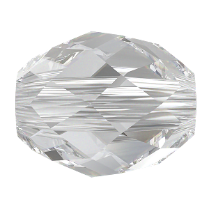 5044 Swarovski Olive Briolette Beads, Crystal (001)