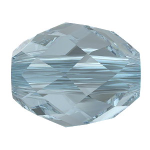 5044 Swarovski Olive Briolette Beads, Aquamarine (202)