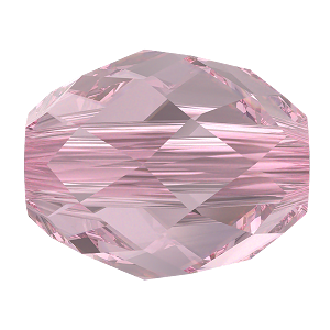 5044 Swarovski Olive Briolette Beads, Light Rose (223)