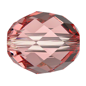 5044 Swarovski Olive Briolette Beads, Rose Peach (262)