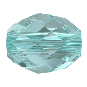 5044 Swarovski Olive Briolette Beads, Light Turquoise (263)