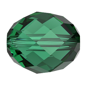 5044 Swarovski Olive Briolette Beads, Majestic Green (336)