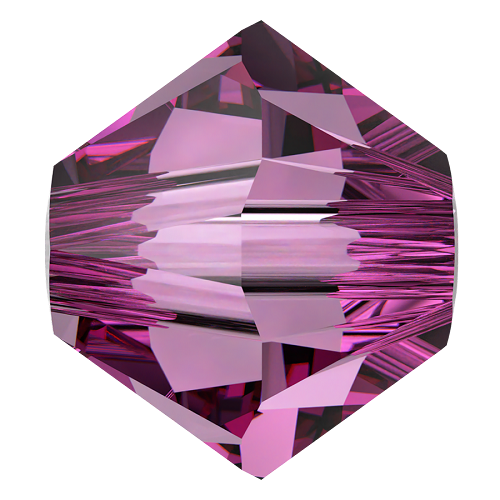 5328 Swarovski Bicone Beads, Dark Rose (1201)