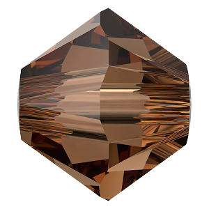5328 Swarovski Bicone Beads, ReCreated Smoked Topaz (1403)