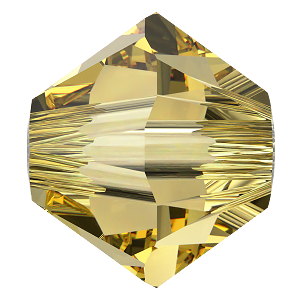 5328 Swarovski Bicone Beads, ReCreated Dark Jonquil (1407)
