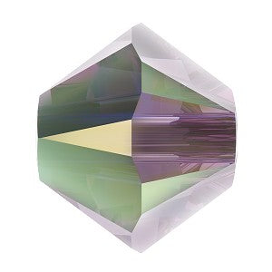 5328 Swarovski Bicone Beads, Iris AB 2x (219 AB2)
