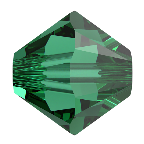 5328 Swarovski Bicone Beads, Majestic Green (336)
