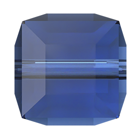 5601 Swarovski Cube Beads, ReCreated Dark Sapphire (1404)