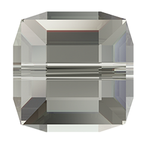 5601 Swarovski Cube Beads, Black Diamond (215)