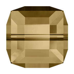 5601 Swarovski Cube Beads, Light Colorado Topaz (246)