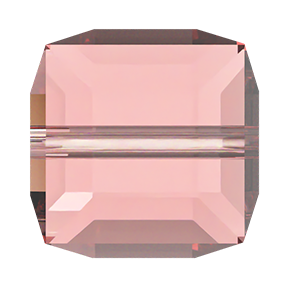 5601 Swarovski Cube Beads, Rose Peach (262)
