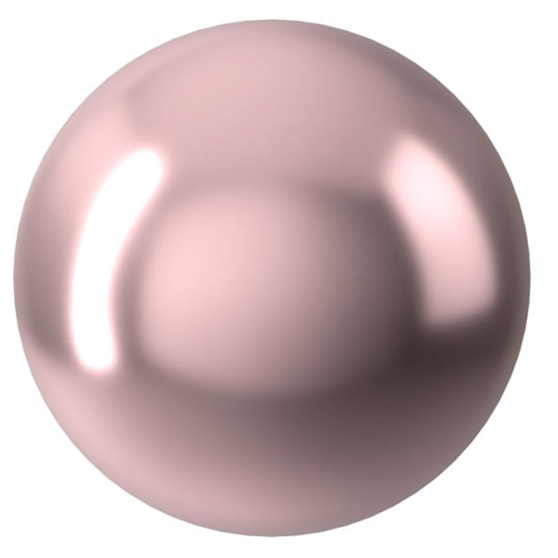 5810 Swarovski Round Pearls, Crystal Vintage Rose Pearl (001 2036)