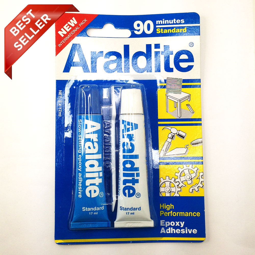 Araldite AB Epoxy Adhesive Glue 90 Minutes Standard
