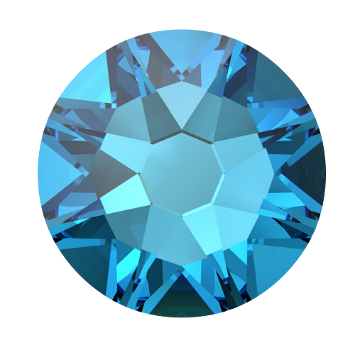 2058 & 2088 Swarovski Flatback No Hotfix, Crystal Bermuda Blue (001 BB)