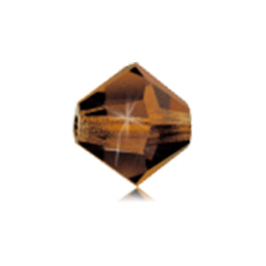 Preciosa 451 69 302 Rondelle Bead, Smoked Topaz (10220)