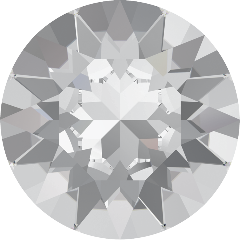 1028 & 1088 Swarovski Pointed Back Chaton Round Stones, Crystal Unfoiled (001)