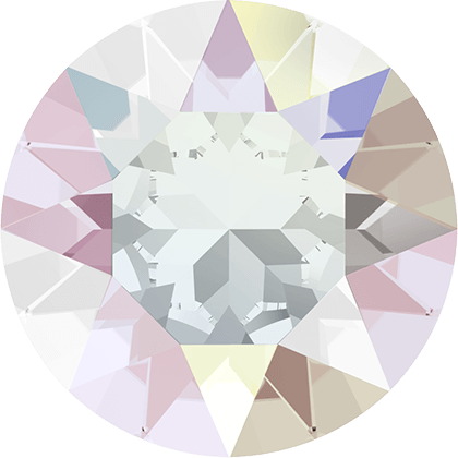 1028 & 1088 Swarovski Pointed Back Chaton Round Stones, Crystal AB (001 AB)