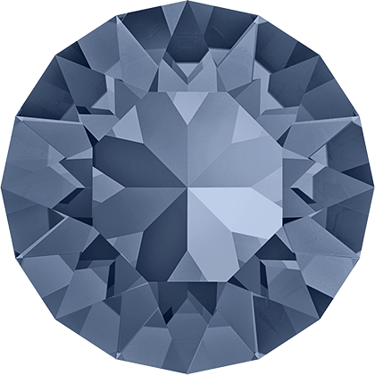 1028 & 1088 Swarovski Pointed Back Chaton Round Stones, Denim Blue (266)