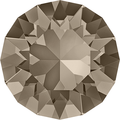 1028 & 1088 Swarovski Pointed Back Chaton Round Stones, Greige (284)