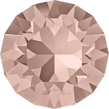 1028 & 1088 Swarovski Pointed Back Chaton Round Stones, Vintage Rose (319)