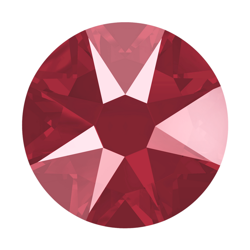 2038 & 2078 Swarovski Flatback Hotfix, Crystal Dark Red (001 L108S)