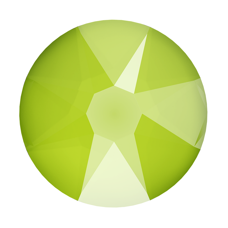 2088 Swarovski Flatback No Hotfix, Crystal Lime Unfoiled (001 L125S)
