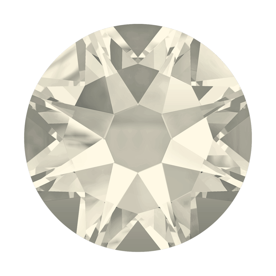 2000, 2058 & 2088 Swarovski Flatback No Hotfix, Crystal Moonlight (001 MOL)