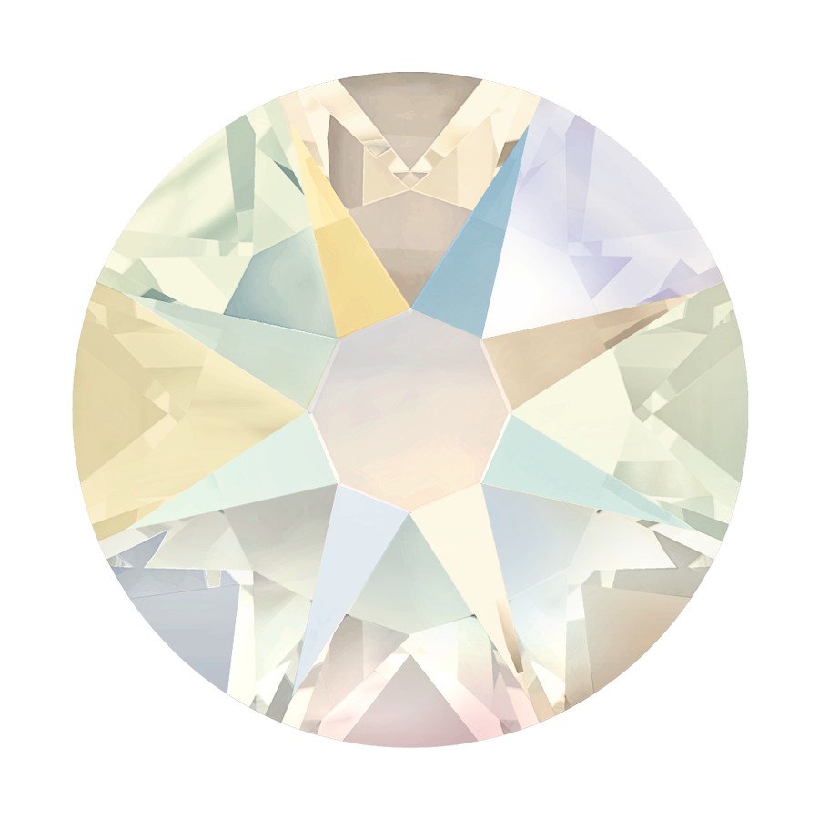 2000, 2058 & 2088 Swarovski Flatback No Hotfix, Crystal Shimmer (001 SHIM)