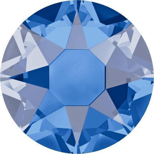2038 & 2078 Swarovski Flatback Hotfix, Sapphire Satin (206 SAT)