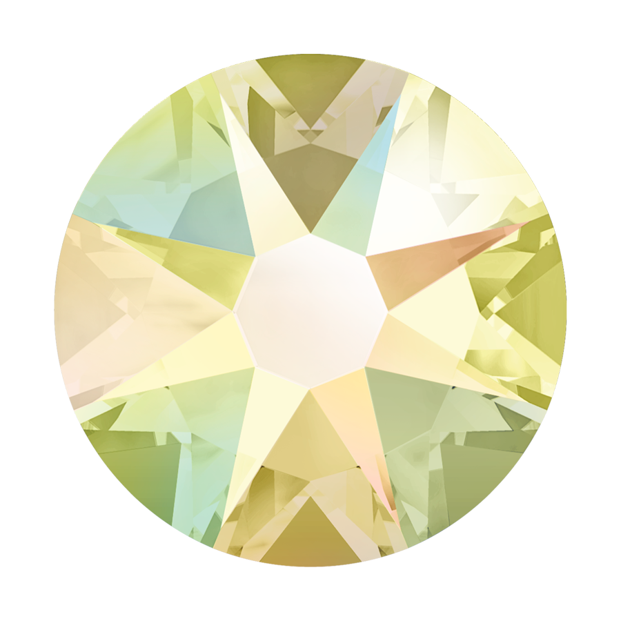 2000, 2058 & 2088 Swarovski Flatback No Hotfix, Jonquil AB (213 AB)