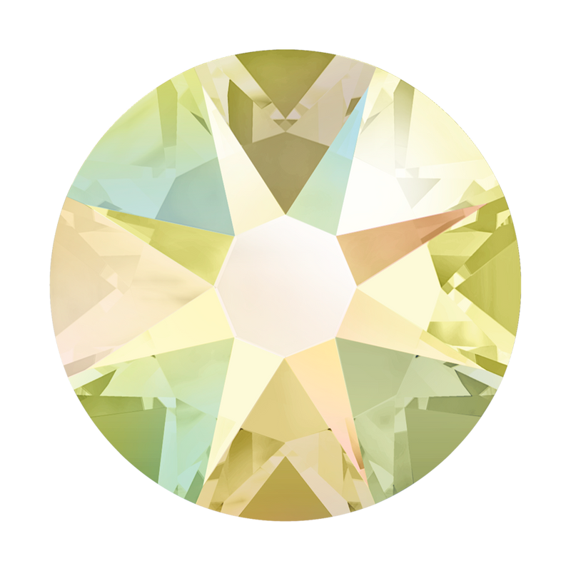 2000, 2058 & 2088 Swarovski Flatback No Hotfix, Jonquil AB (213 AB)