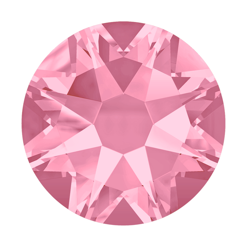 2000, 2038 & 2078 Swarovski Flatback Hotfix, Light Rose (223)