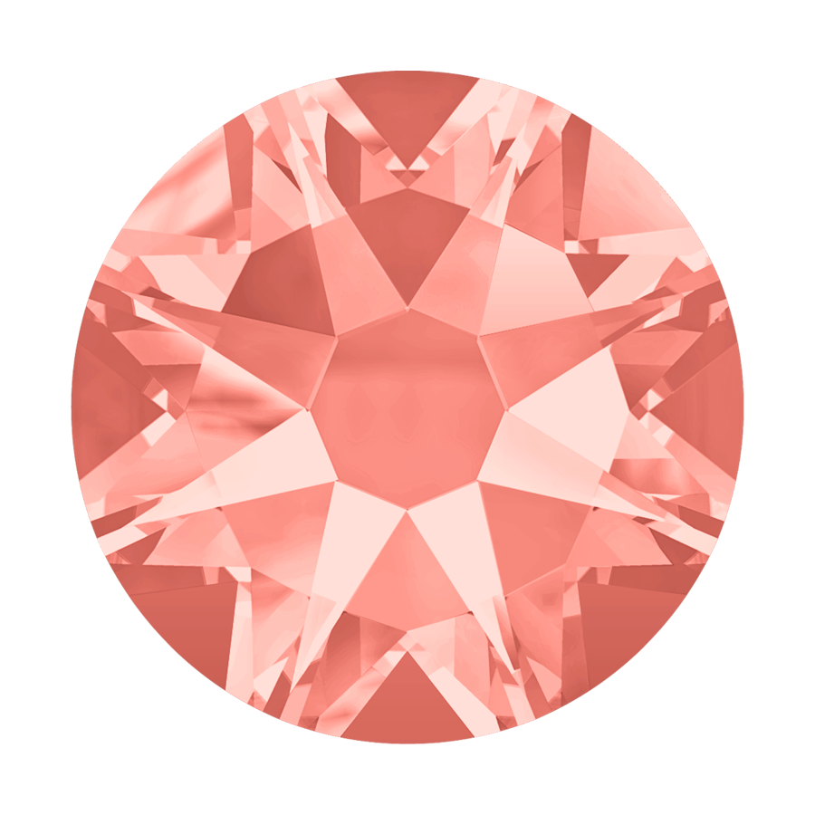 2000, 2058 & 2088 Swarovski Flatback No Hotfix, Rose Peach (262)