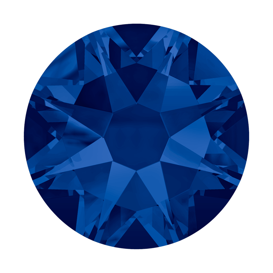 2000, 2058 & 2088 Swarovski Flatback No Hotfix, Dark Indigo (288)