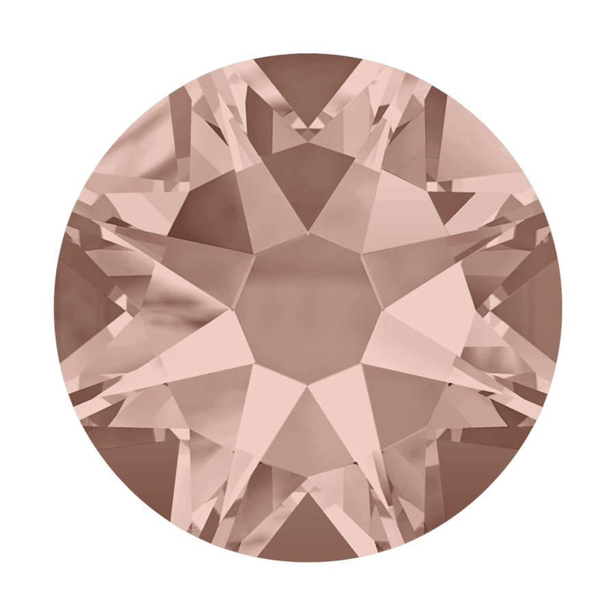 2000, 2058 & 2088 Swarovski Flatback No Hotfix, Vintage Rose (319)