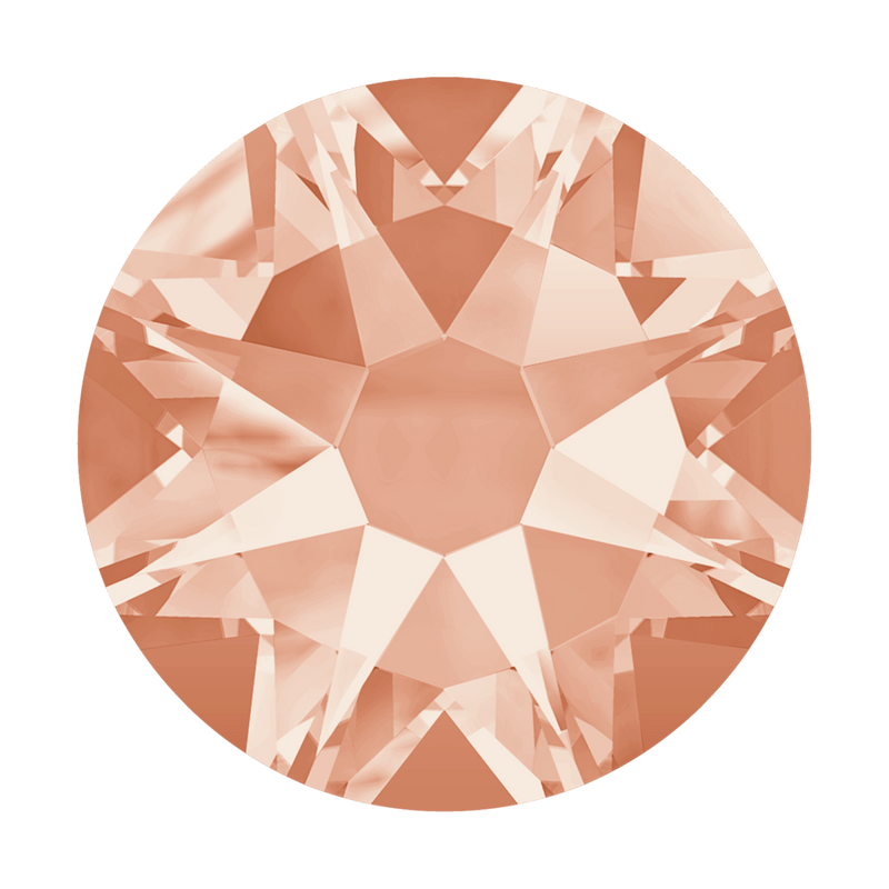2000, 2058 & 2088 Swarovski Flatback No Hotfix, Light Peach (362)