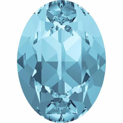 4120 Swarovski Oval Fancy Stones, Aquamarine (202)