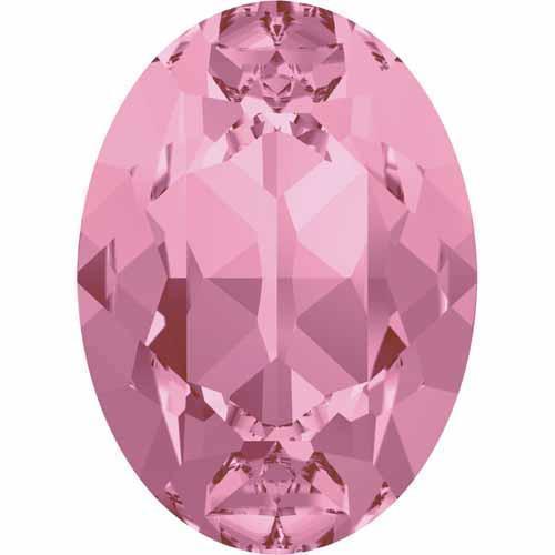 4120 Swarovski Oval Fancy Stones, Light Rose (223)