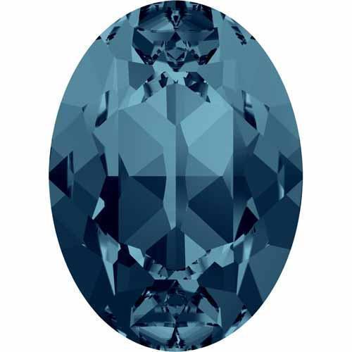 4120 Swarovski Oval Fancy Stones, Indicolite (379)