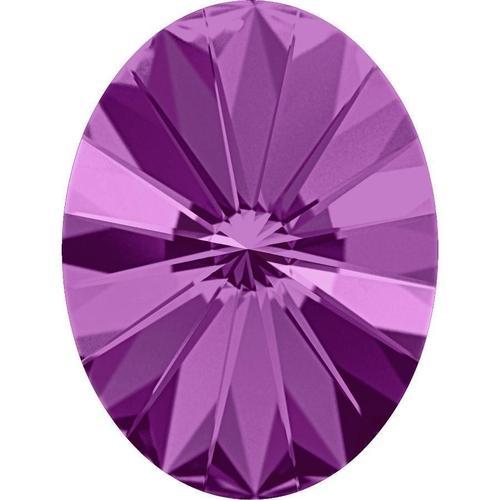 4122 Swarovski Rivoli Oval Fancy Stones, Amethyst (204)