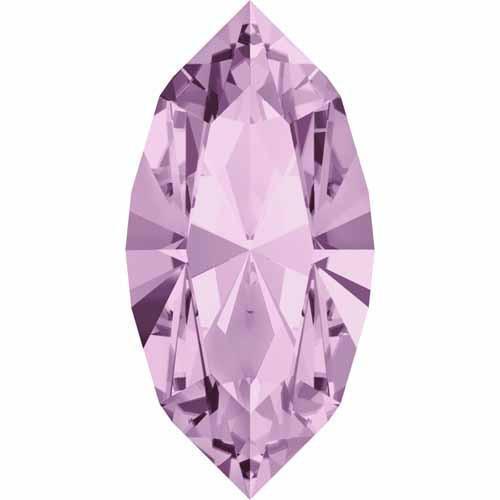 4228 Swarovski Xilion Navette Fancy Stones, Light Amethyst (212)