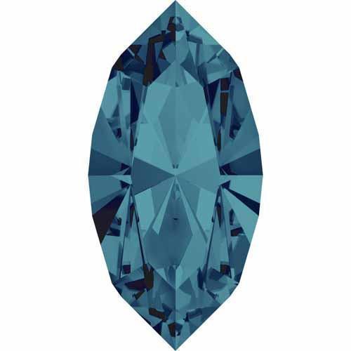 4228 Swarovski Xilion Navette Fancy Stones, Indicolite (379)