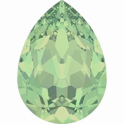 4320 Swarovski Pear Fancy Stones, Chrysolite Opal (294)