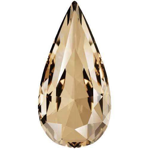 4322 Swarovski Teardrop Fancy Stones, Light Colorado Topaz (246)