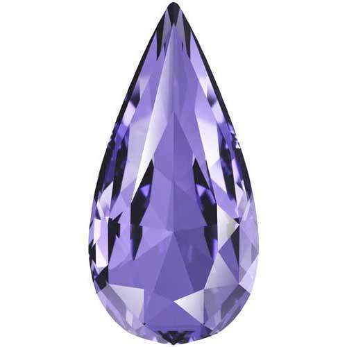 4322 Swarovski Teardrop Fancy Stones, Tanzanite (539)