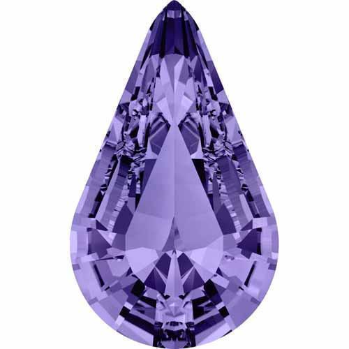 4328 Swarovski Xilion Pear Fancy Stones, Tanzanite (539)