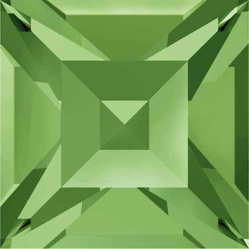 4428 Swarovski Xilion Square Stones, Peridot (214)