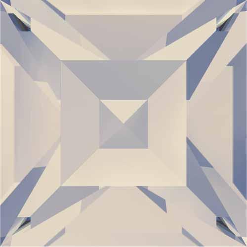 4428 Swarovski Xilion Square Stones, White Opal (234)